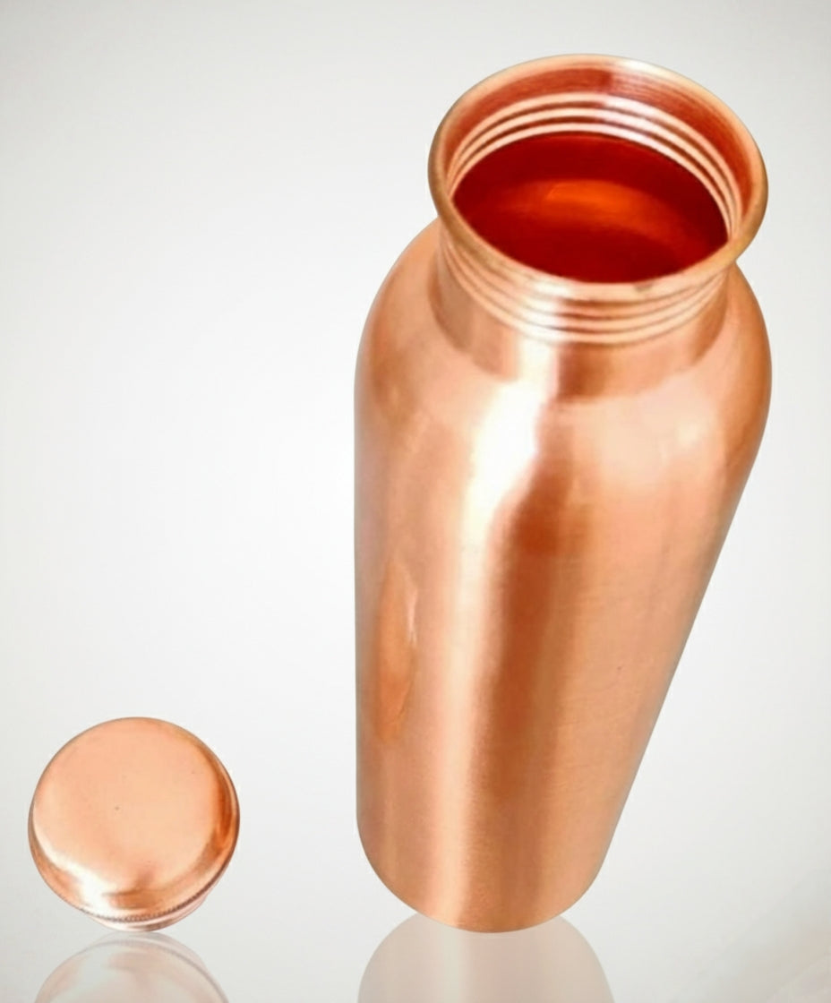 Plain copper water bottle! (pack of-4)