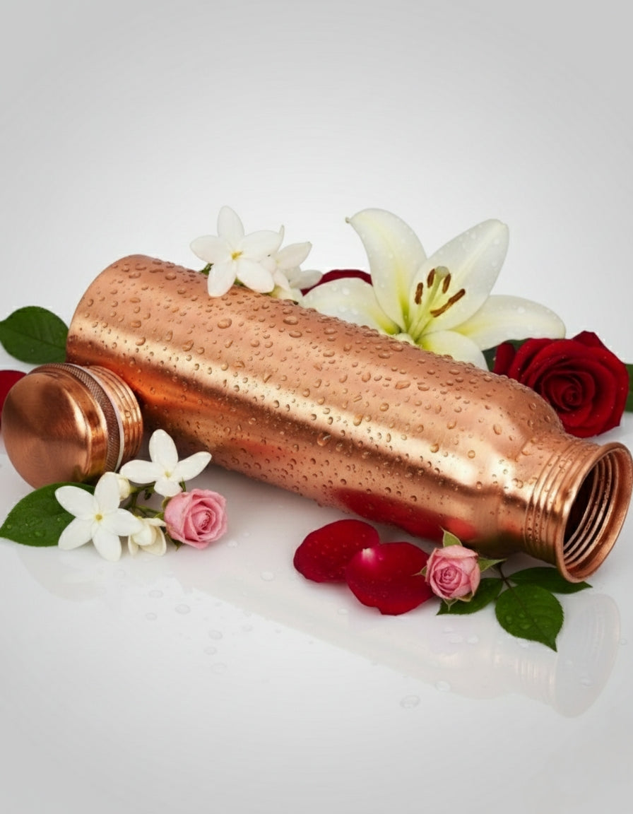 Plain copper water bottle! (pack of-6)