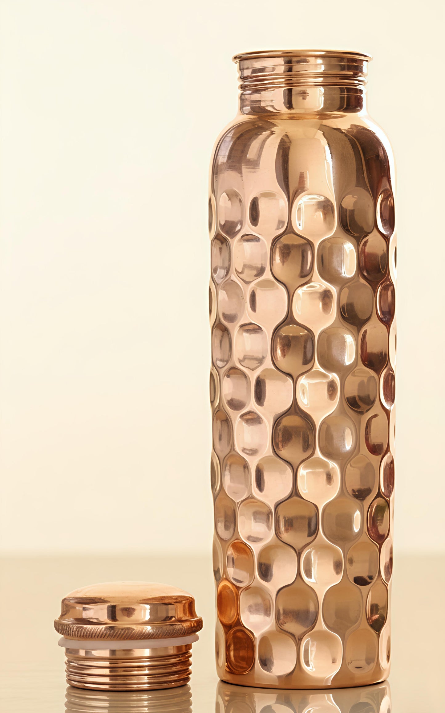 Copper diamond water bottle(pack of-4)
