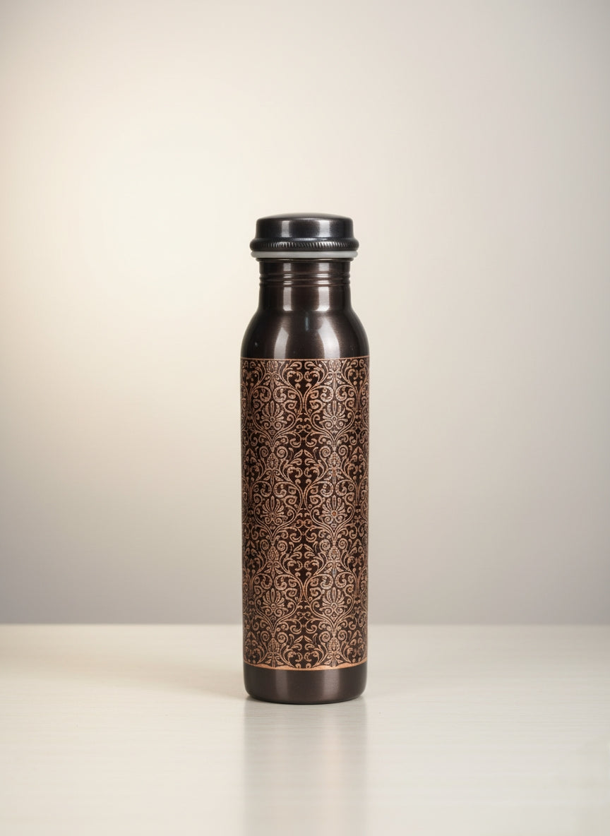 Aching antique copper water bottle 950ml