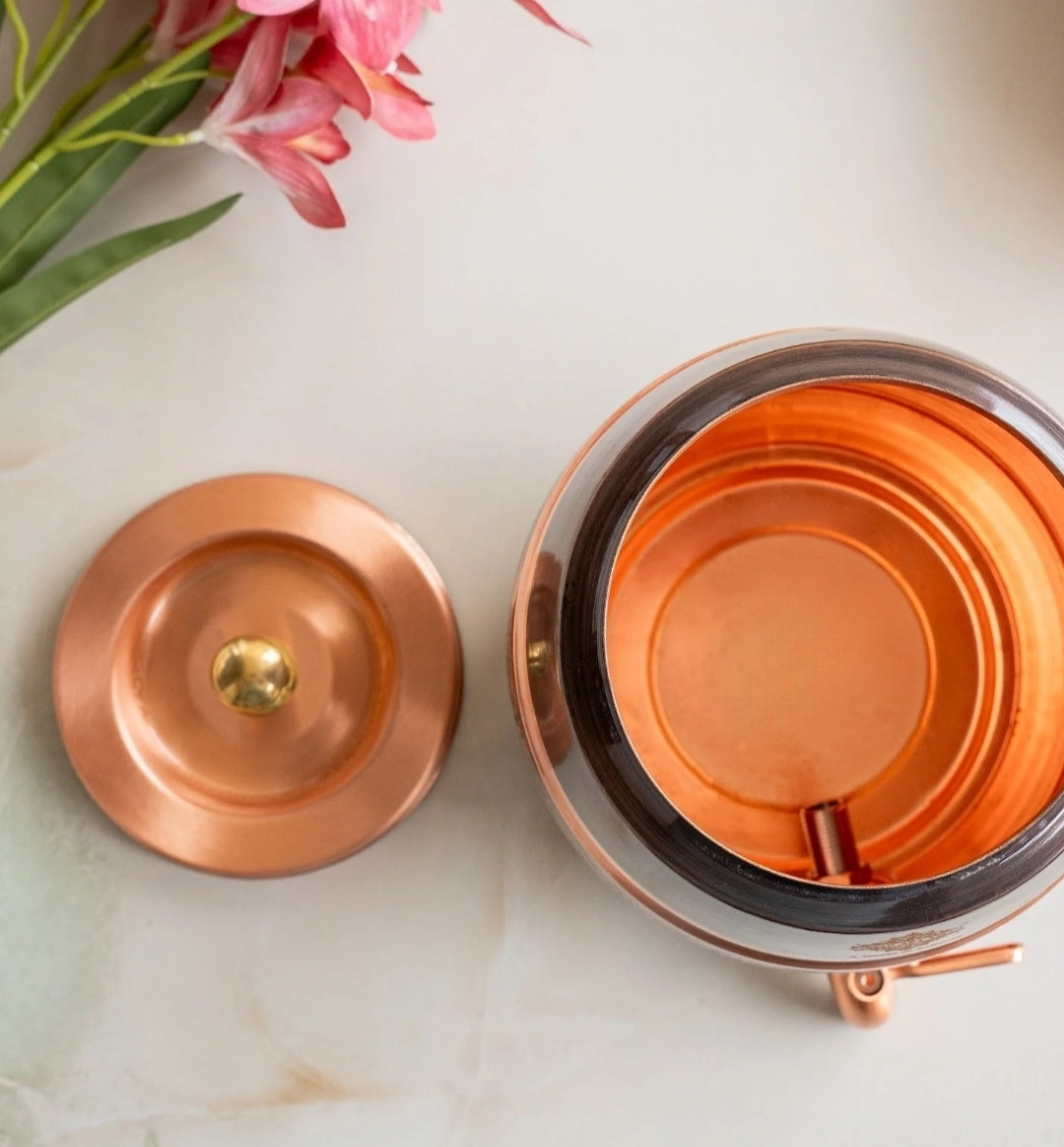 Aching antique copper water dispenser