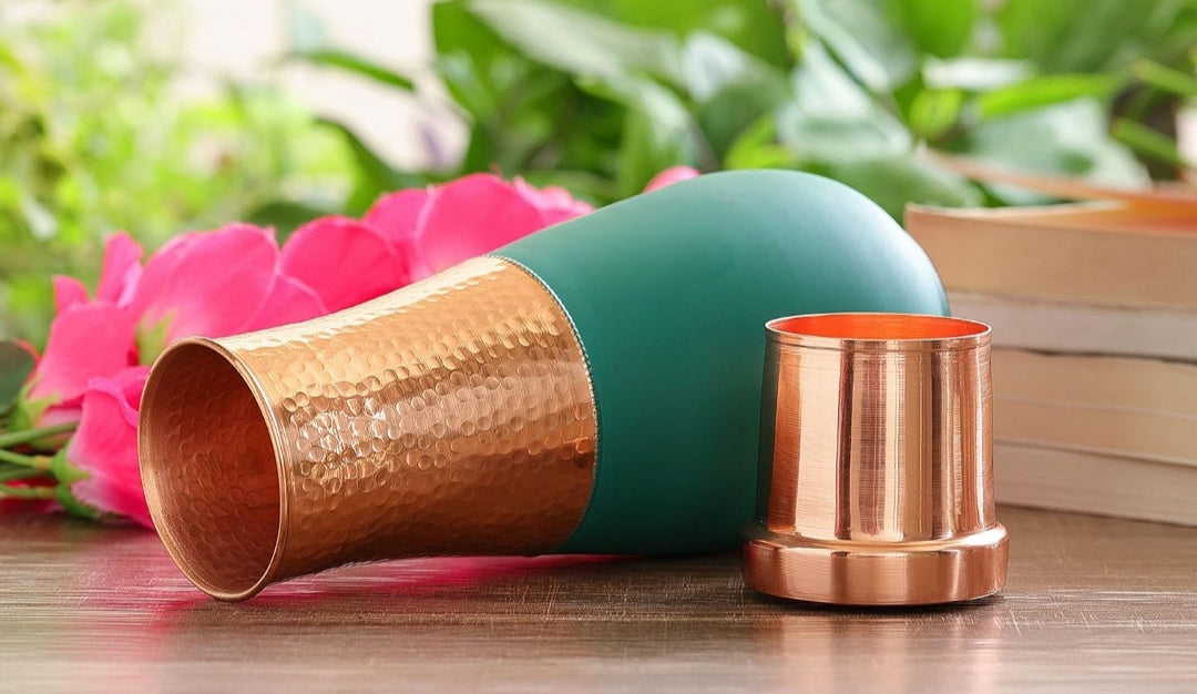 Copper loki pot design tow tone