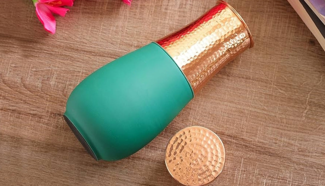 Copper loki pot design tow tone