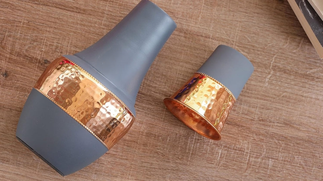 Copper Venus pot Two Toned
