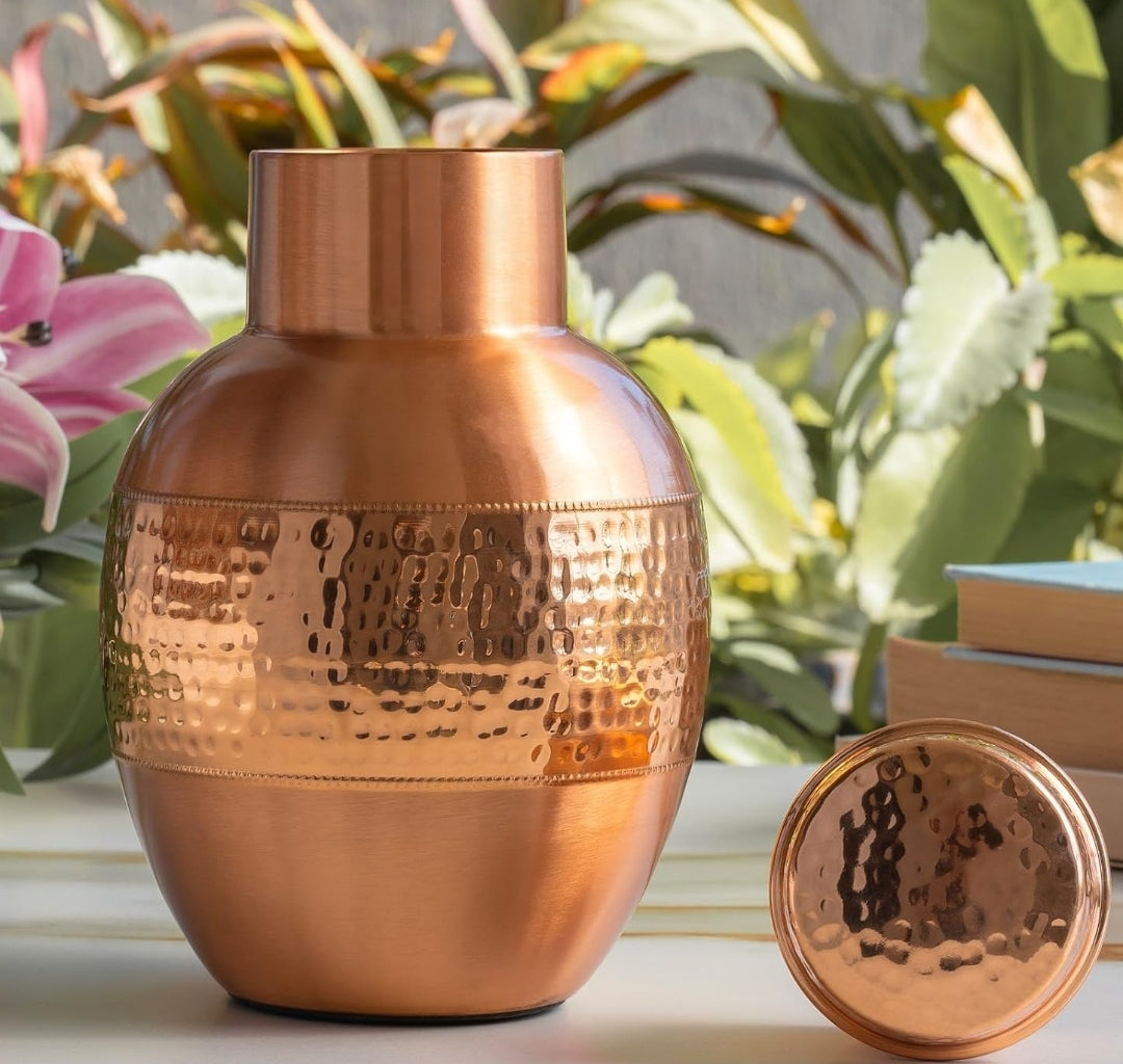 Copper apple pot