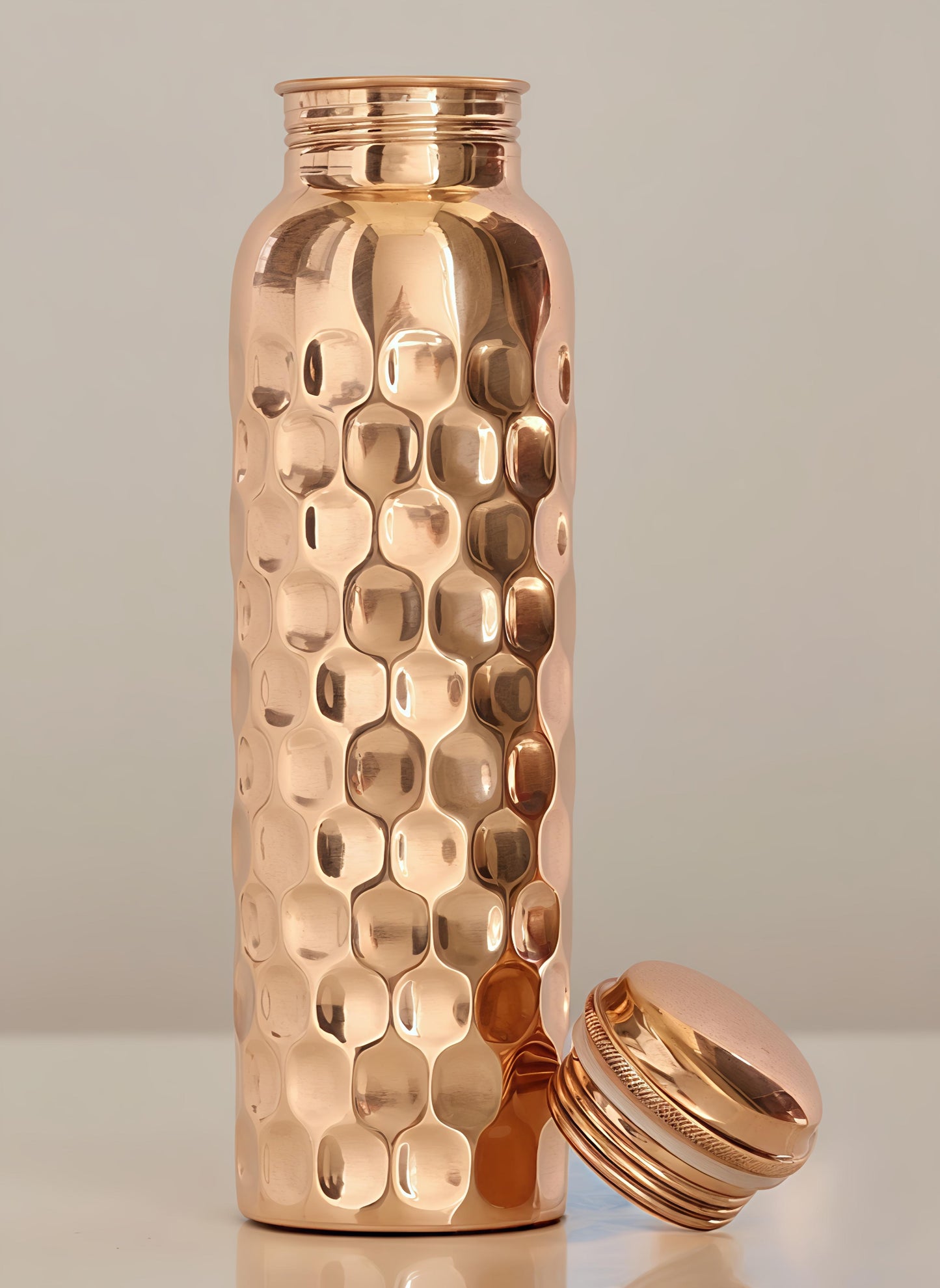 Copper diamond water bottle(pack of-6)