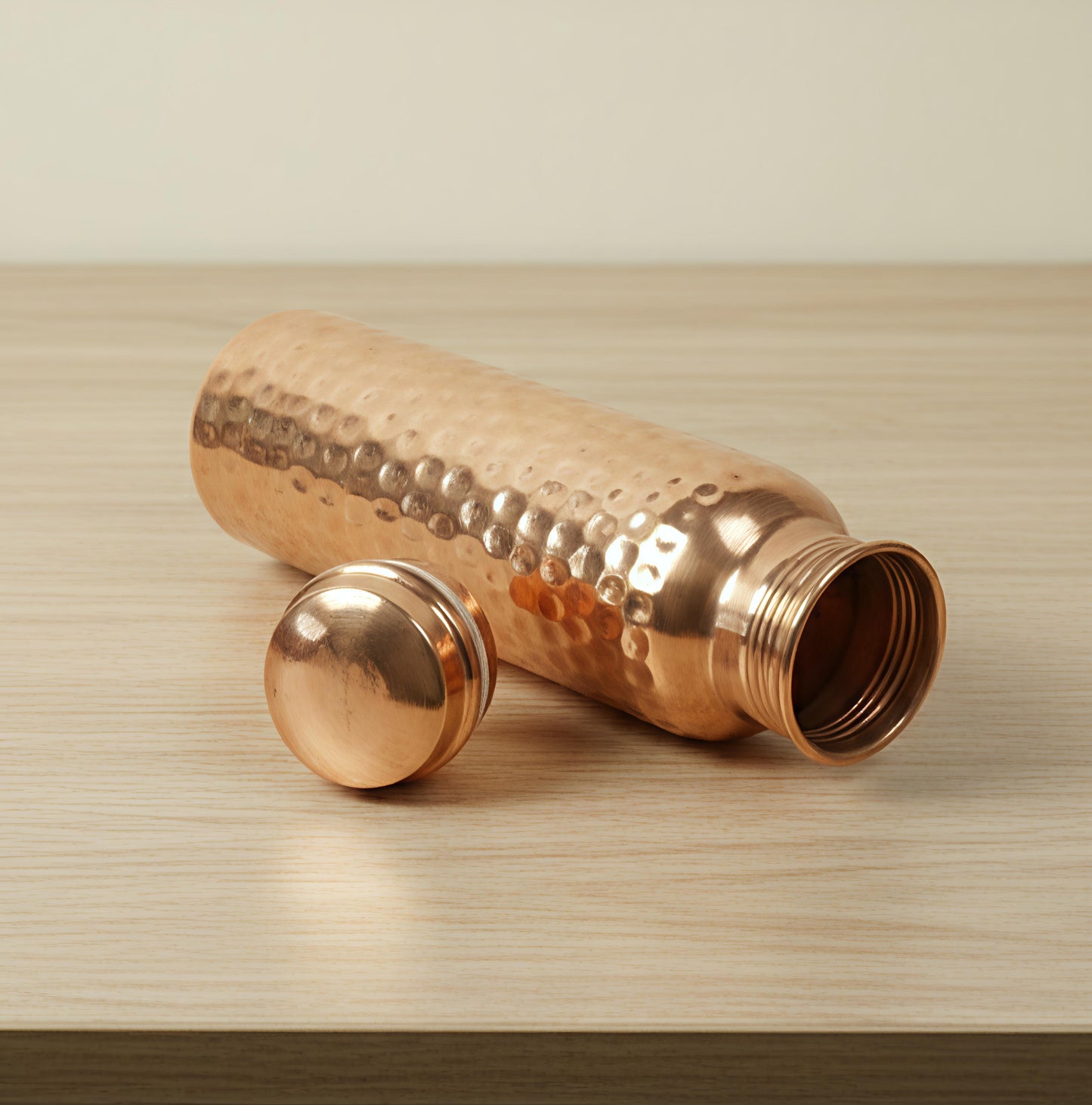 hammered copper water bottle 950ml
