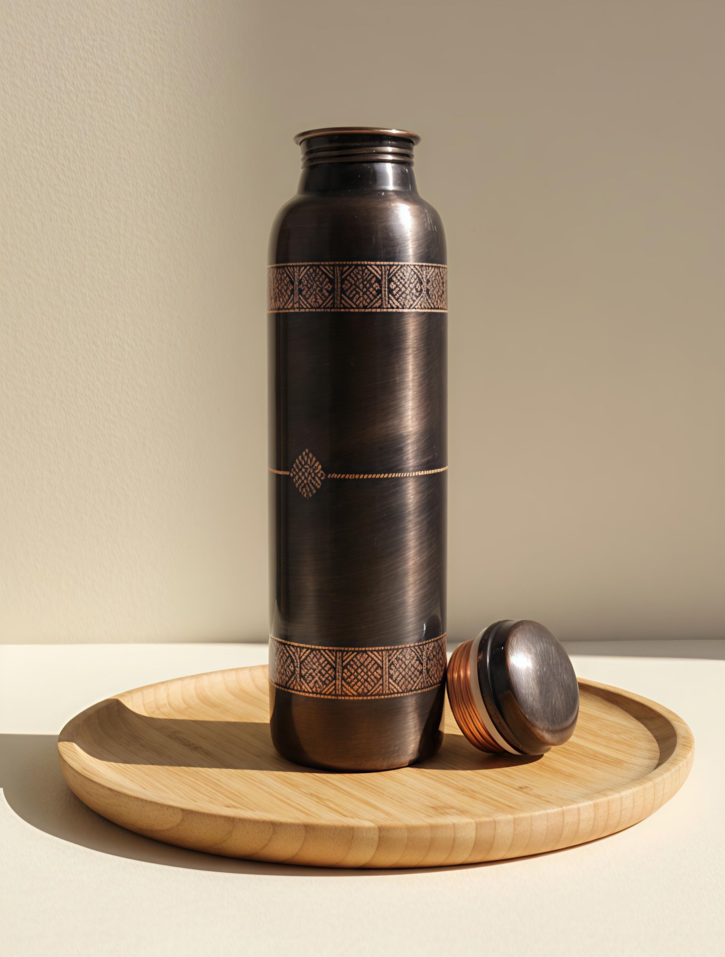 Copper antique aching bottle