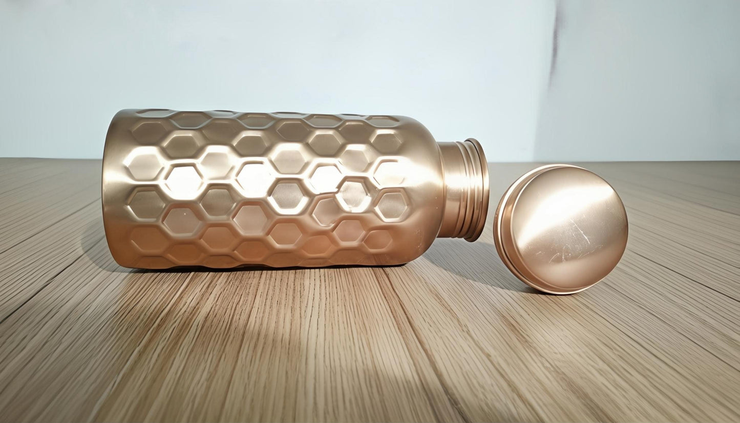 Diamond copper water bottle 500ml