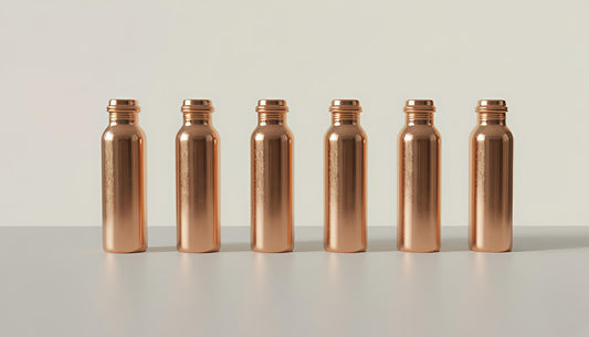 Plain copper water bottle! (pack of-6)