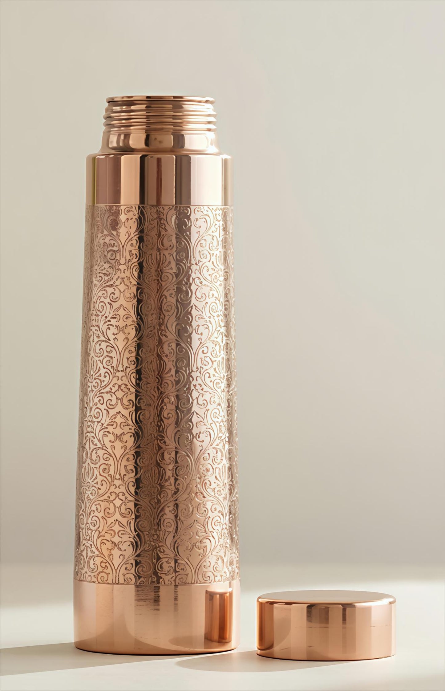 Copper aching tower bottle